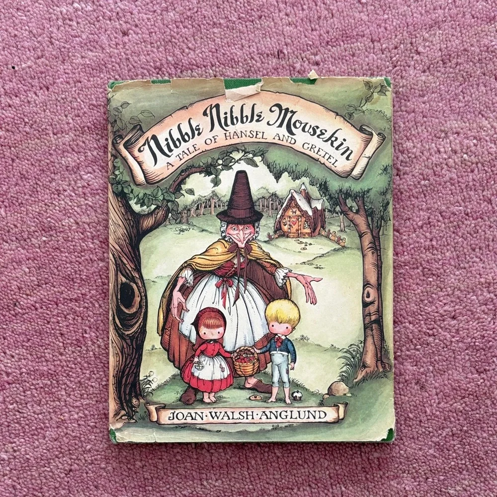 VINTAGE Nibble Nibble Mousekin Children’s Hardcover Book Fairytale